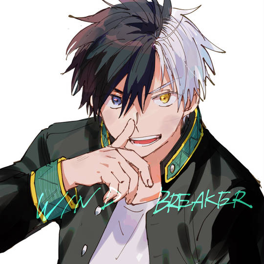 AIイラスト: 「風breaker」 -